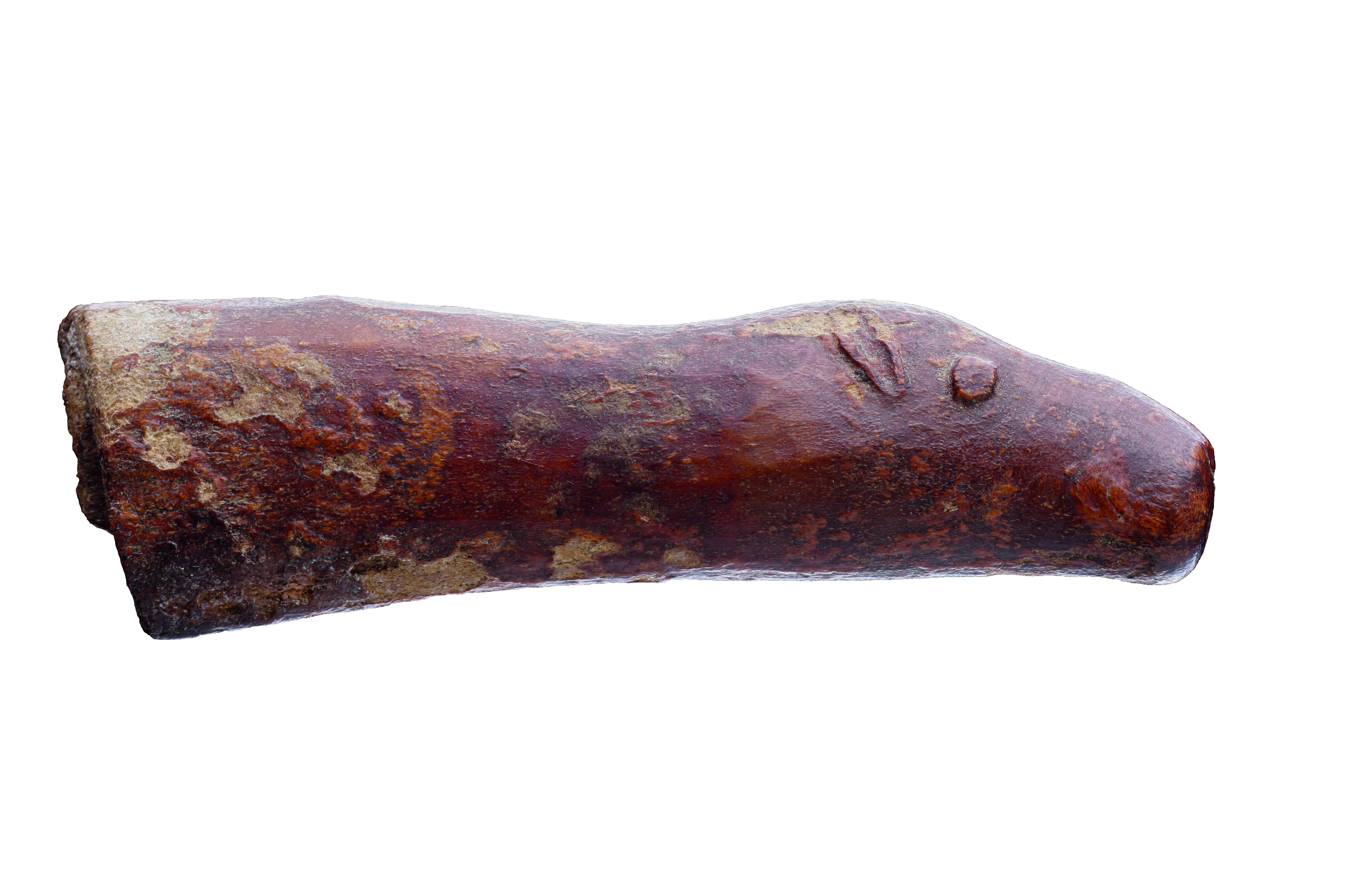 An Ancient Walrus Ivory Polar Bear Effigy 